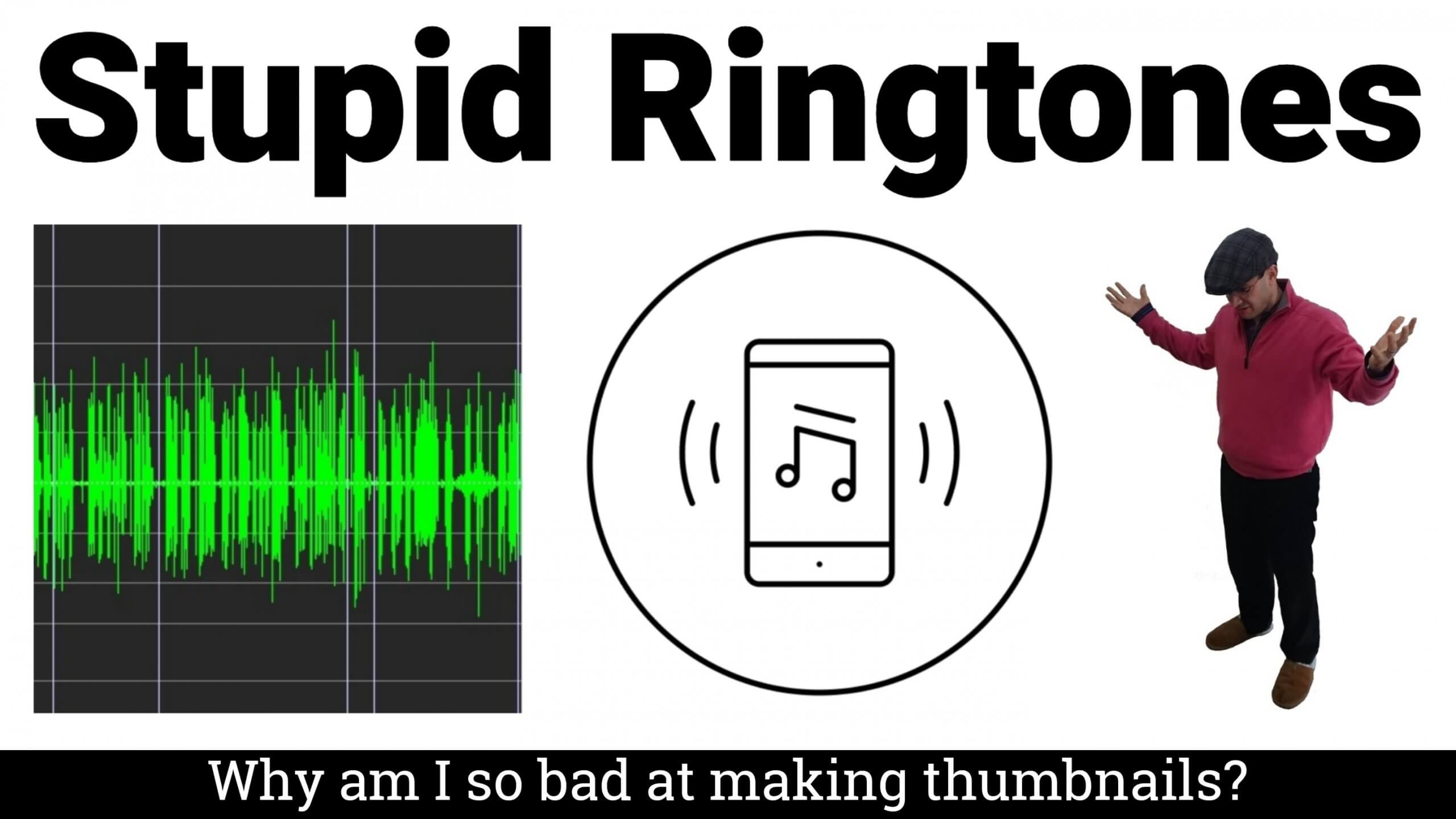 You should change your ringtone. (And bonus "Behind the Microphone