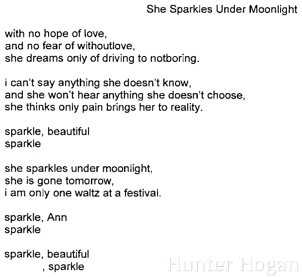 She Sparkles Under Moonlight